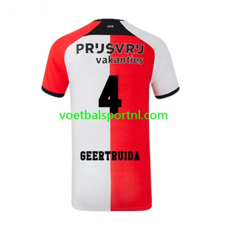 Feyenoord Rotterdam Lutsharel Geertruida 4 Thuis Shirt 2024-25